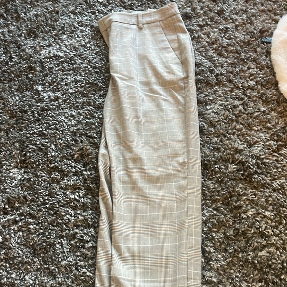 h&m worn once plaid work pants size 4 - Picture 3 of 3